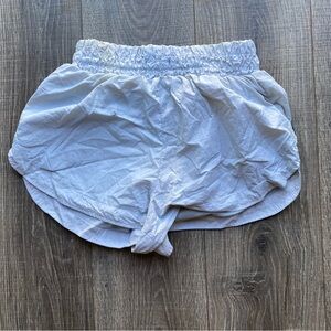 White athletic shorts